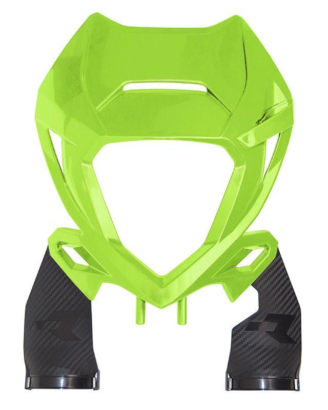 HEADLIGHT COWL 20-24 BETA NEON YELLOW, RTECH R-MASKBETGF20