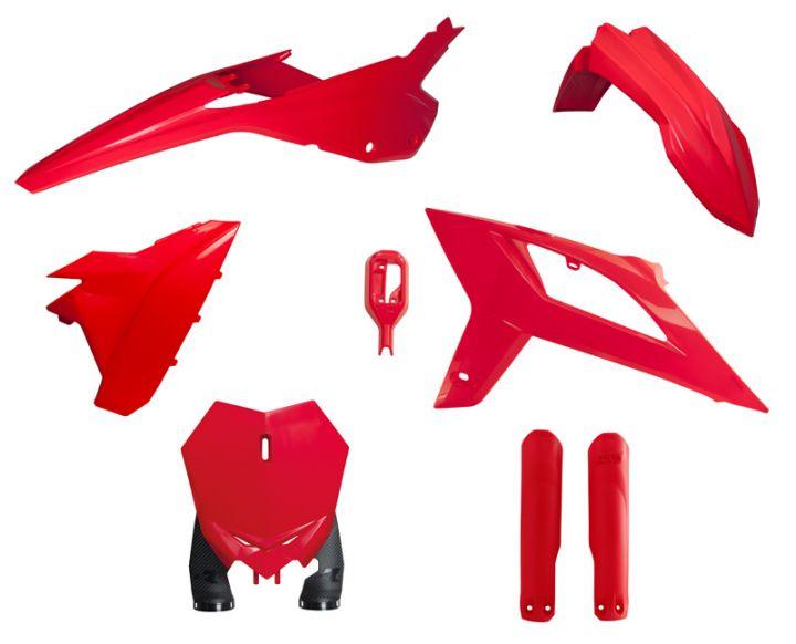 PLASTIC KIT/6 2020-22 BETA RX125-480 RED, RTECH R-KITBET-RS0-622