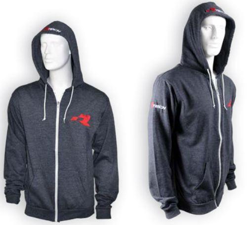 RTECH COTTON HOODIE WITH ZIPPER - Size S, R-TECH- SIZE SMALL, FELCOR00S16