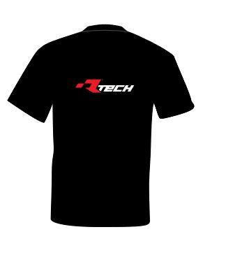 RTECH PRINTED LOGO COTTON T-SHIRT - Size M, R-TECH- SIZE MEDIUM, TSHCOR00M16