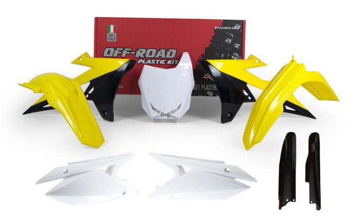 PLASTIC KIT/6 18-24 RM-Z450, RM-Z250 2019-24, RTECH R-KITRMZ-OEM-618