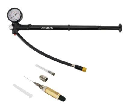 Fork Shock Absorber Air Suspension Pump Kit, 300psi ATV UTV with Nitrogen Needle