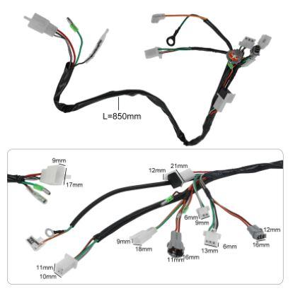 WIRING LOOM HARNESS YAMAHA, PW50 PW 50 Peewee 50 1983-2006