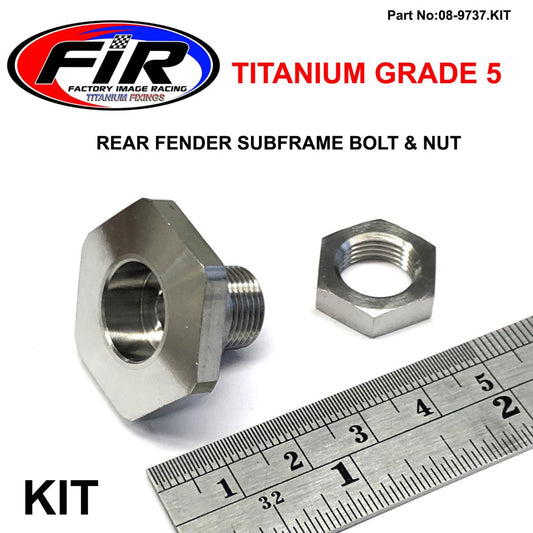 GR5 KTM SUBFRAME FENDER BOLT, TITANIUM KTM SEAT BOLT KIT, 54807048000 & 50314057050