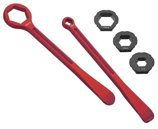 COMBO LEVER SET Europ. MUTLI TOOL, FIR BRAND 32, 27, 22, 17, 10 & 13MM, DESIGNED FOR EUROPEAN BIKES