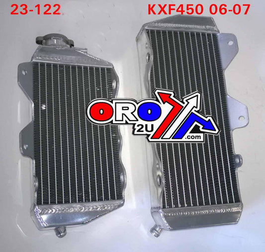 RADIATOR KXF450 06-07 SET OS, 39061-0052 39061-0151, 39061-0053 39061-0155, XD-10004
