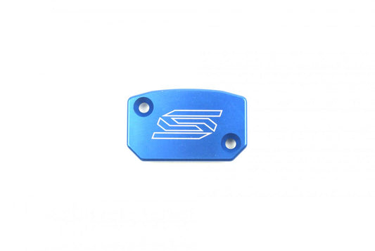 CNC FRONT BRAKE/CLUTCH CYLINDER CAP KTM/GASGAS, SCAR RACING 5801B BLUE