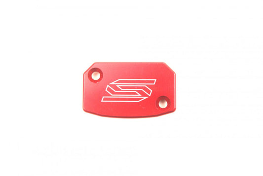 CNC FRONT BRAKE/CLUTCH CYLINDER CAP KTM/GASGAS, SCAR RACING 5801RD RED