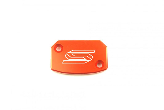 CNC FRONT BRAKE/CLUTCH CYLINDER CAP KTM/GASGAS, SCAR RACING 5801 ORANGE