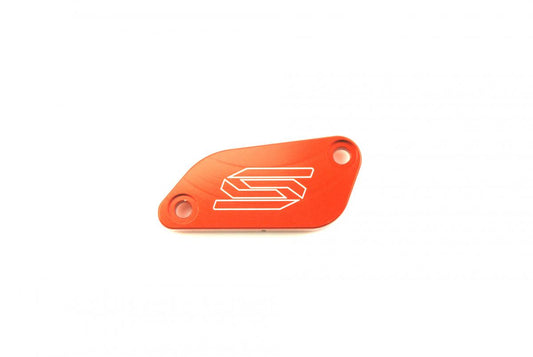 CNC FRONT BRAKE CYLINDER CAP KTM, SCAR RACING 4801 ORANGE