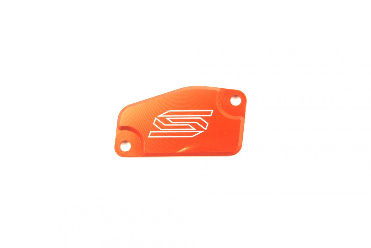 CNC FRONT BRAKE CYLINDER CAP KTM, SCAR RACING 5802 ORANGE