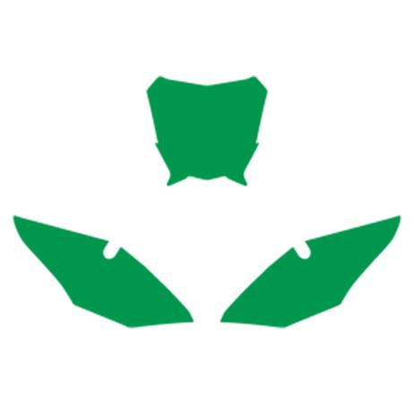 GASGAS MC 2021-2022 PRE CUT, BLACKBIRD 3910/30 GREEN, NUMBER BOARD BACKGROUNDS