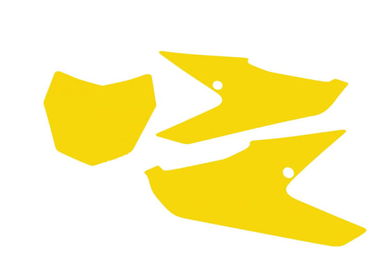 FANTIC XX 2021-22 PRE CUTS, BLACKBIRD 3F00/40 YELLOW, NUMBER BOARD BACKGROUNDS