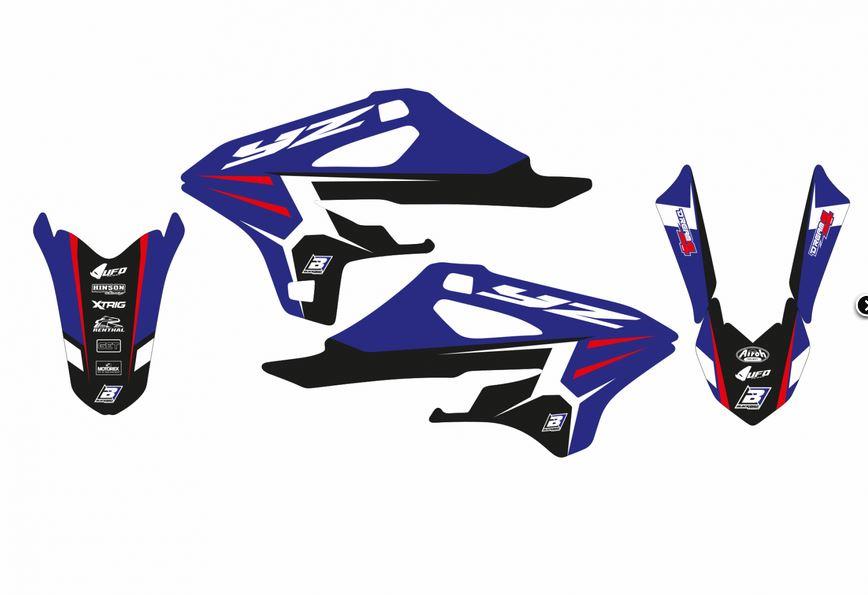 YAMAHA YZ 85 22-24 DREAM 4 GRAPHICS, BLACKBIRD 2251N DECAL KIT