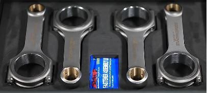 CONNECTING ROD SET 4 [D20mm Top Eye] 119.5mm 1300 HAYABUSA 99-07, SUZUKI ROAD 12160-24F02 12160-24F01, KPM002 CR-HAY-119.5B-18