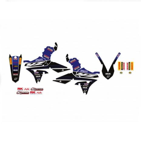 14-18 YZF250/450 FACTORY YAM, BLACKBIRD 8243R10DECAL KIT