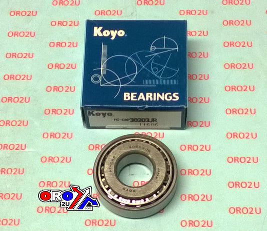 BEARING TAPER 17x40x13.25 KOYO, HI-CAP30203JR, 93332-00010, BEA093, 40-3029