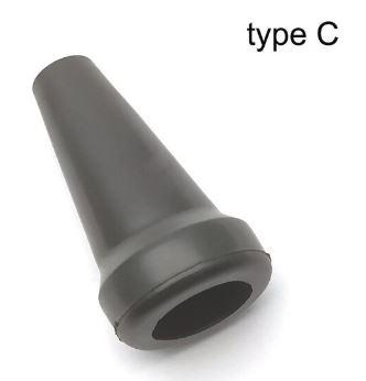 ADJUSTER LEVER COVER TYPE C BLACK [EACH]