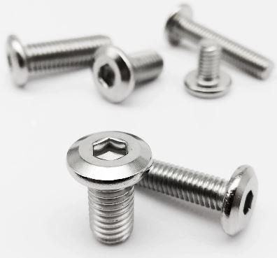 M6x20 304 Stainless Steel Large Flat Head