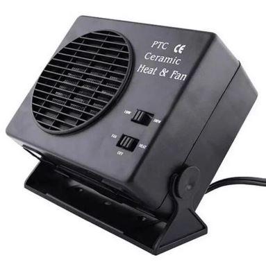 CAB HEATER 12V 300W SMALL COMPACT DEFROSTER DEMISTER QUICK HEATING SPEED