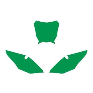 FANTIC XE 2021-22 PRE CUTS, BLACKBIRD 3F01/30 GREEN, NUMBER BOARD BACKGROUNDS