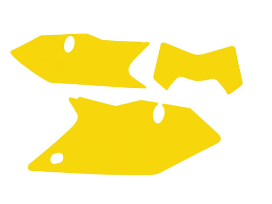 FANTIC XEF 2022 PRE CUTS, BLACKBIRD 3F04/40 YELLOW, NUMBER BOARD BACKGROUNDS