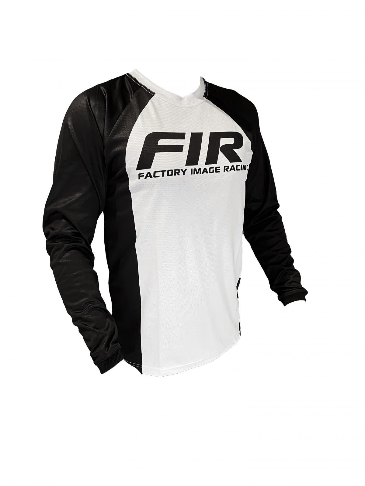 CONTOUR WHITE/BLACK JERSEY M, MX RACE WEAR, ENDURO GEAR