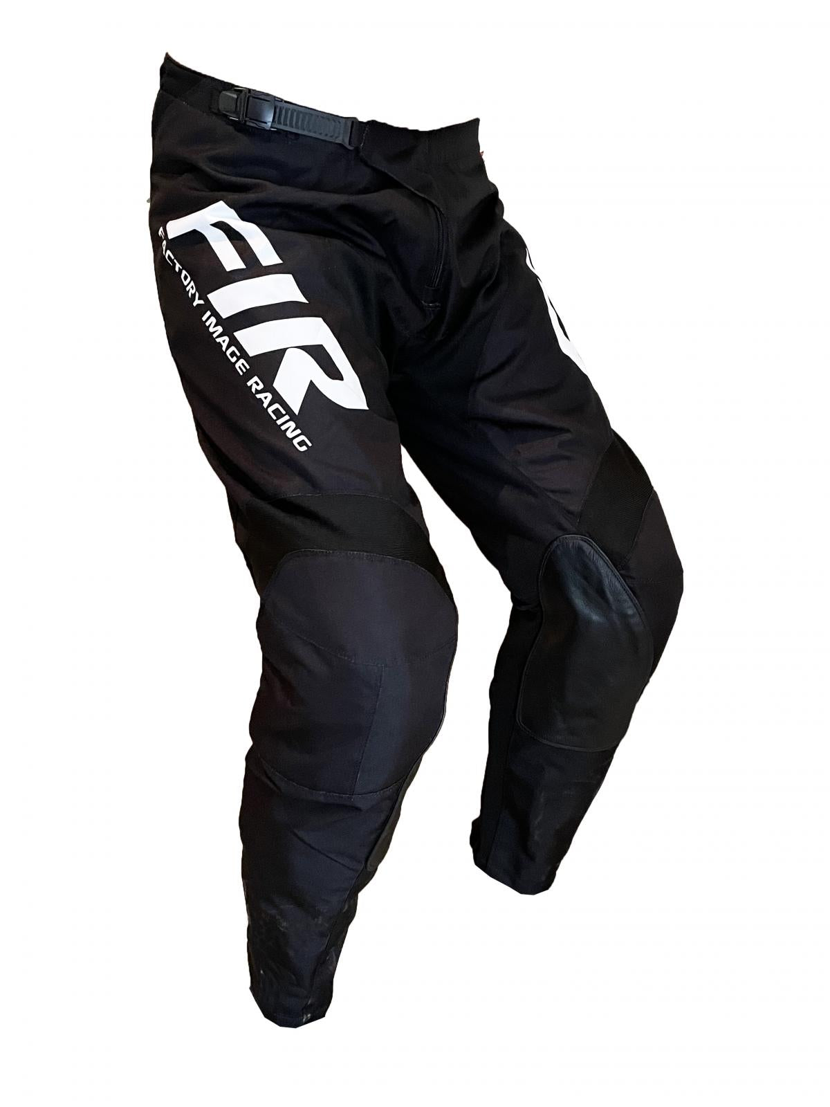 CONTOUR BLACK/WHITE PANTS 32, MX RACE WEAR, ENDURO GEAR