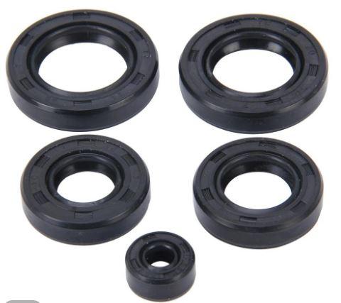 OIL SEAL ENGINE SET CG125 HONDA, 22x35x7, 14x28x7, 20x34x7, 16x28x7, 6.5x14.5x7