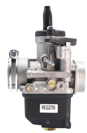 Carburetor Assembly Dellorto PHBL 20AS Racing 2T, BORE 20mm Carburetor PHBL 20AS 2T(A) R2706