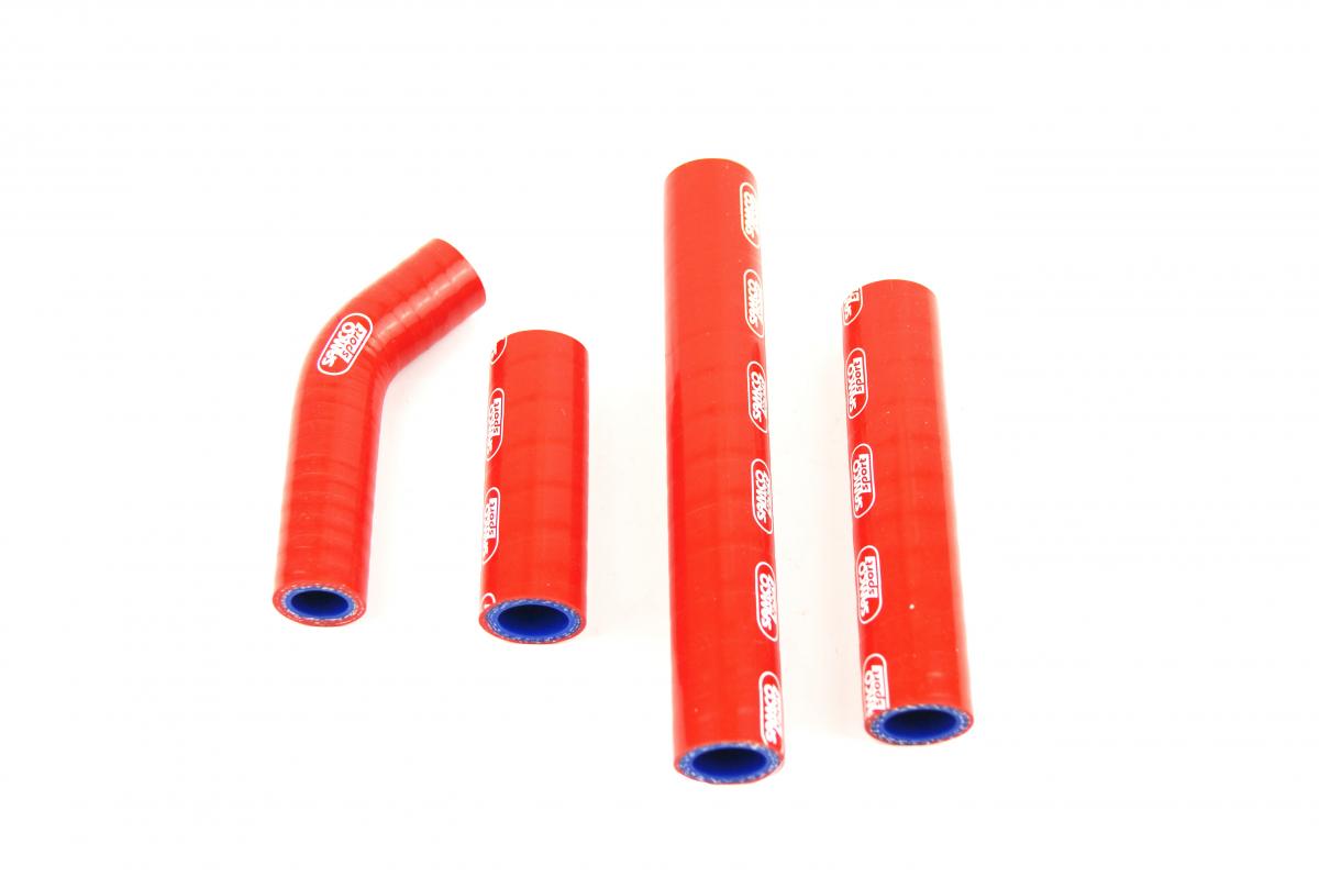SAMCO HOSE KIT GASGAS OEM STYLE, 4 PIECE KIT RED TXT 321, GAS-4 RD