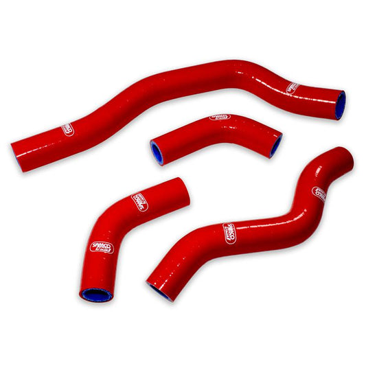 SAMCO HOSE KIT HONDA CRF 450, 4 PIECE KIT, RED, HON-38 RD