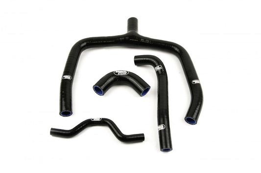 SAMCO HOSE KIT KAWASAKI Y Piece Race Design, 4 PIECE KIT, BLACK KX 250, KAW-33 BK