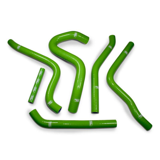 SAMCO HOSE KIT KAWASAKI KX 250, 6 PIECE KIT, GREEN, KAW-75 GN