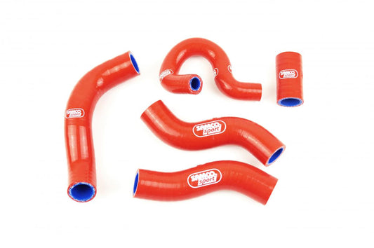 SAMCO HOSE KIT KTM, 5 PIECE KIT, RED, KTM-48-RD