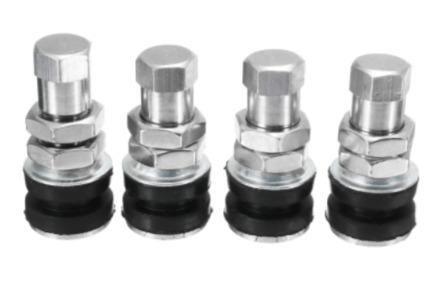 TUBELESS BOLT ON TYRE VALVE 10mm x 33mm 0.327" TR161 819 (PACK OF 4)