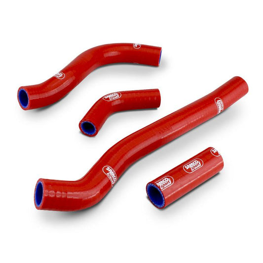 SAMCO HOSE KIT HONDA CRF 250 2022, 4 PIECE KIT, RED, HON-126-RD