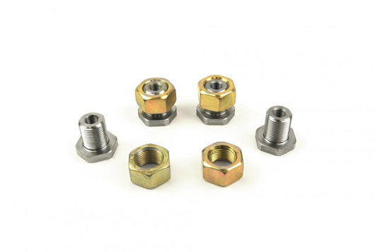 KELLER PERFORMANCE RADIUS ROD NUTS, 10MM RADIUS ROD NUTS (SETS OF 4), CAN AM, HONDA, POLARIS