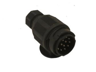 13 PIN SOCKET MALE 3 HOLE FLANGE, EACH 6006