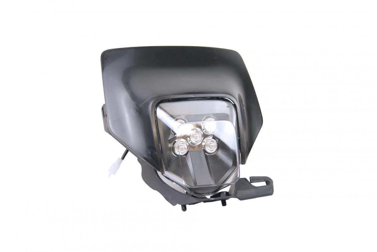 FRONT LED HEADLIGHT HUSQVARNA DIRT RACING BLACK