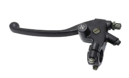 Left Clutch Lever Honda, Black With Mirror mounting M10, CB400 CB600 VFR400 CB-1 Hornet 250