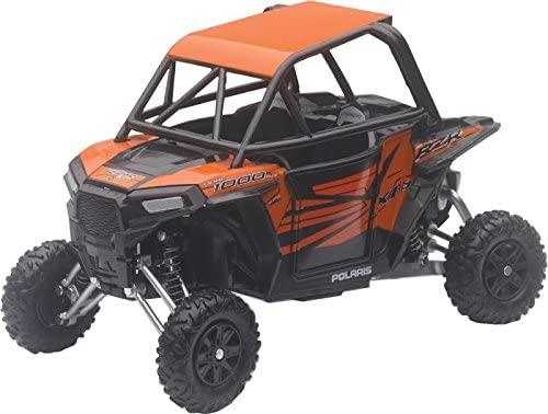 MODEL DIE CAST POLARIS RZR XP1000, ORANGE & BLACK, SCALE 1:18, NEWRAY 57823