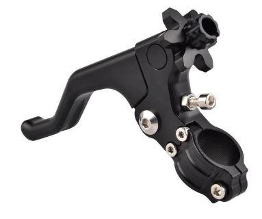 CLUTCH LEVER BILLET BRACKET SHORT BLACK