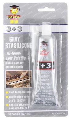 GASKET MAKER HI TEMP GREY RTV SILICONE 100g