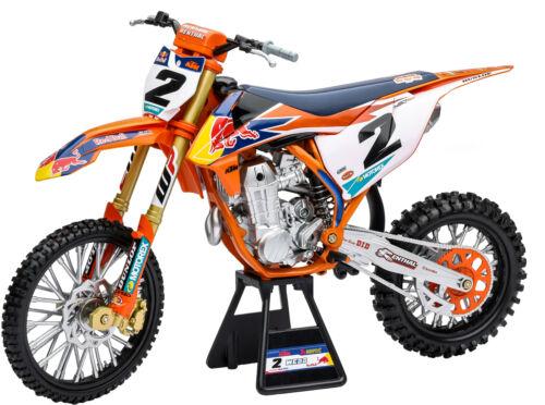 MODEL DIE CAST KTM 450 SX-F, COOPER WEBB #2, SCALE 1:6, NEWRAY 49683