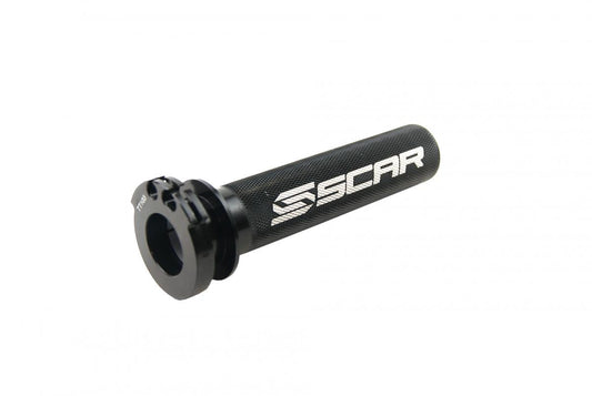 THROTTLE TUBE / BEARING YZF / WRF, SCAR RACING TT103 BLACK, ALUMINIUM CNC BILLET 2-STROKE