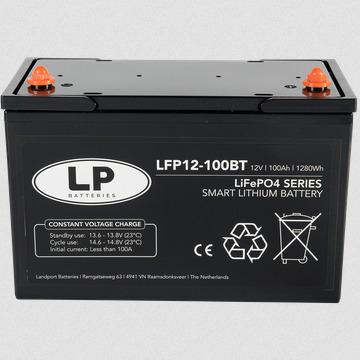 BATTERY LITHIUM 12V LFP12-100BT 100AH 12V LITHIUM LiFePO4 11.2Kg L 330 x W 173 x H 212