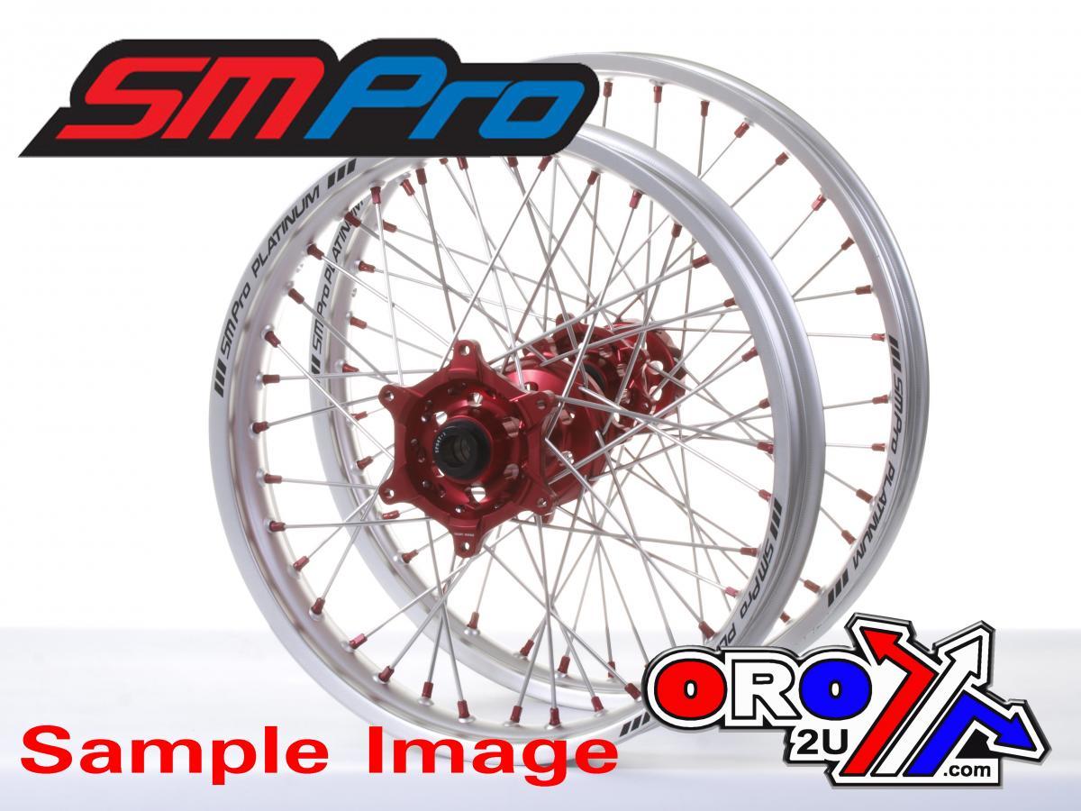 19x2.15 WHEEL HON GLOSS SILVER/ GLOSS RED, GLOSS SILVER RIM, GLOSS RED HUB, GLOSS RED NIPPLES RED, SP047.03.81.00.03 MX-9121