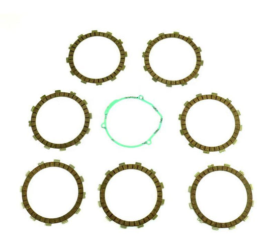 CLUTCH FRICTION PLATE SET HSQ CR250 95-98, ATHENA P40230005, WITH GASKET