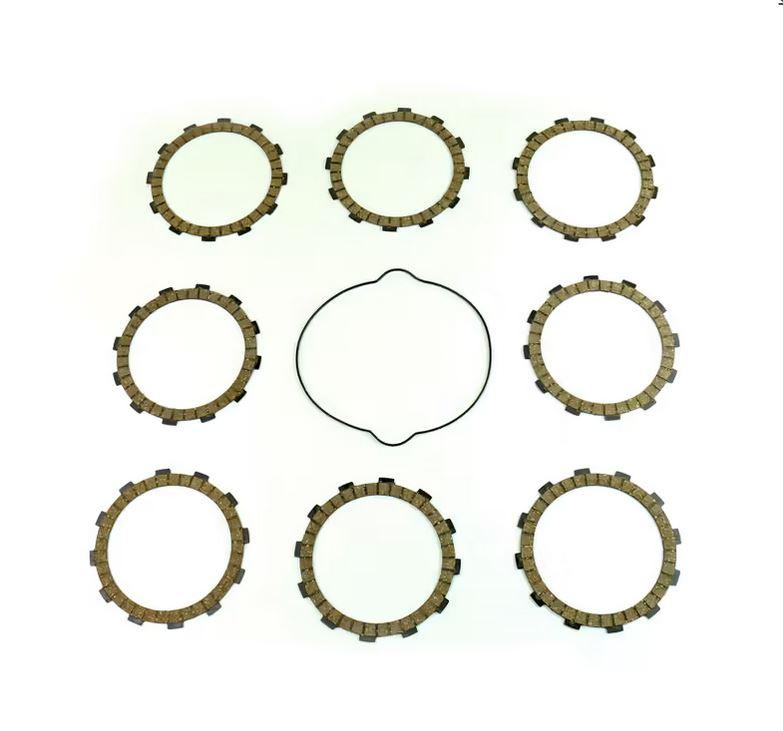 CLUTCH FRICTION PLATE SET KTM SX250 13-16, ATHENA P40230021, WITH GASKET